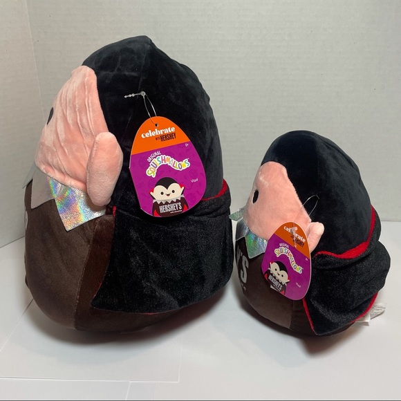 LAST DAY 2 HERSHEY VLAD VAMPIRES 12” & 8” Squishmallows BNWT PRICE FIRM - Picture 2 of 8